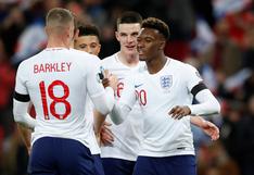 Inglaterra goleó 5-0 a República Checa por las Eliminatorias a la Eurocopa 2020 | VIDEO