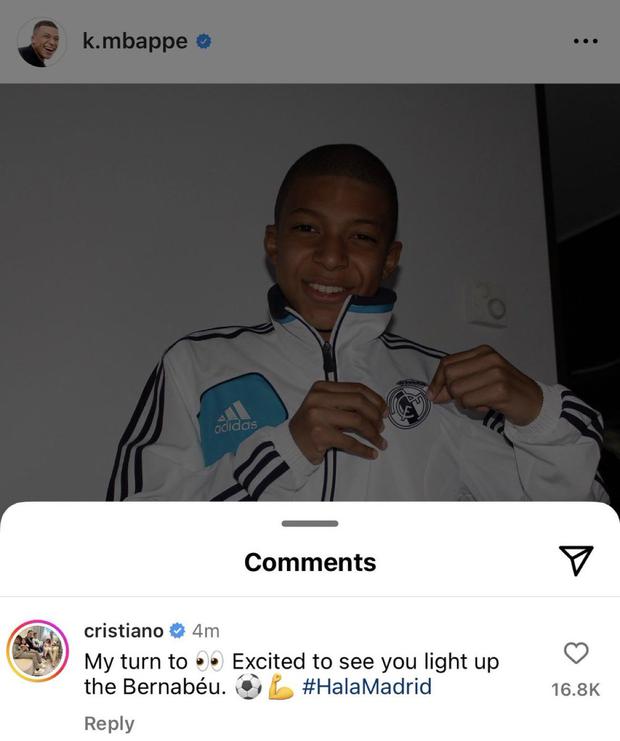 The unexpected message from Cristiano Ronaldo to Kylian Mbappé, after his arrival at Real Madrid