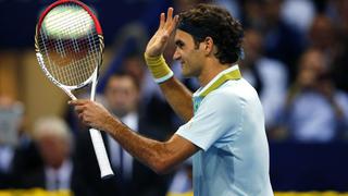 Roger Federer doblegó a Adrian Mannarino en su estreno en Basilea