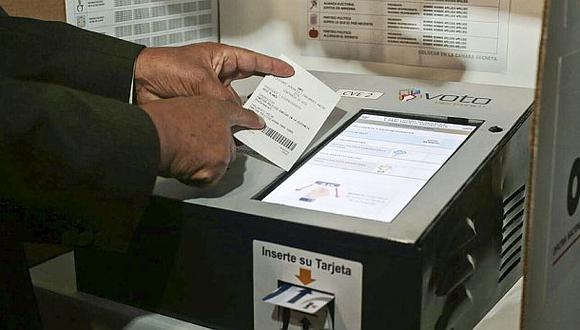 Voto electrónico: ONPE rechaza que vulnere el voto secreto