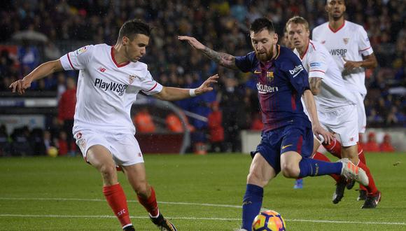 Barcelona y Sevilla se enfrentarán en la final de la Copa del Rey.
 (Foto: AFP)