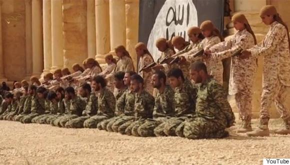 Estado Islámico usó menores para matar prisioneros en Palmira