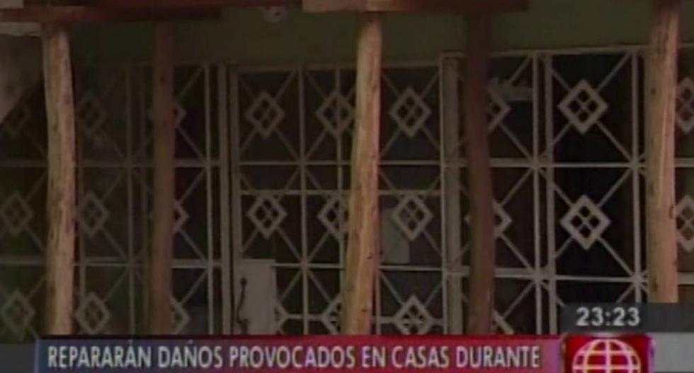 SJL: vecinos denunciaron que obras de túnel afectaron viviendas. (Foto: América TV)
