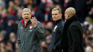 Manchester City vs. Arsenal: Guardiola y Wenger tuvieron acalorada discusión