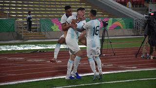 Argentina goleó 3-0 a Uruguay y va por el oro del fútbol masculino en Lima 2019
