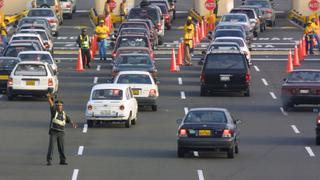 Sentido de Panamericana Sur cambia para reducir tráfico en verano