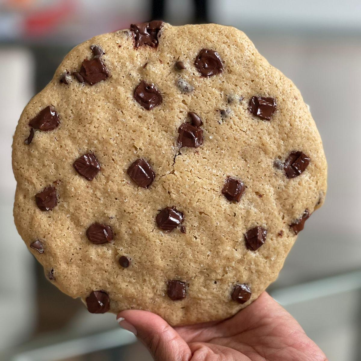 Receta de galletas gigantes con chocolate | Rocío Oyanguren | ingredientes  | preparación | receta gratis | secretos | pasos | tips | comidas | cocina  | platos | gastronomía | cookies | Perú | PROVECHO | EL COMERCIO PERÚ