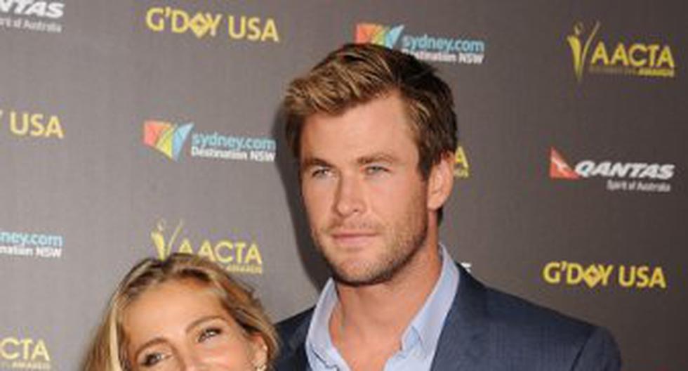 Chris Hemsworth y Elsa Pataky. (Foto: Getty Images)