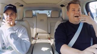 Justin Bieber y James Corden crean un nuevo baile de Tik Tok en el “Carpool Karaoke” | VIDEO