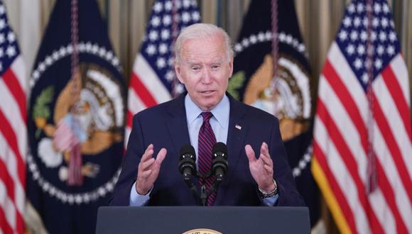 El presidente estadounidense, Joe Biden, habla en el Comedor Estatal de la Casa Blanca en Washington, DC, EE.UU. (Foto: Stefani Reynolds / Bloomberg).