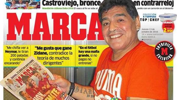 Maradona habló de Cristiano, Lionel Messi y el Perú-Argentina