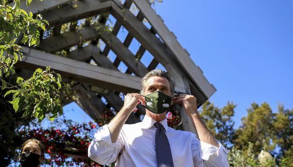El gobernador de California, Gavin Newsom, se prepara para luchar contra la revocatoria. (AP).