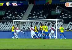 Perú vs. Brasil: Alex Valera se perdió una clara opción de gol para la ‘Blanquirroja’ | VIDEO 