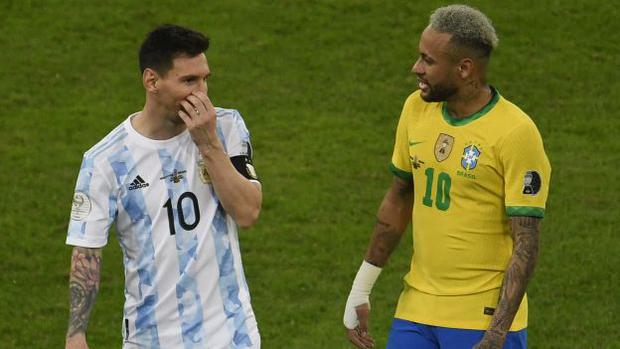 Lionel Messi y Neymar son las principales estrellas de Argentina y Brasil. (Foto: AFP)