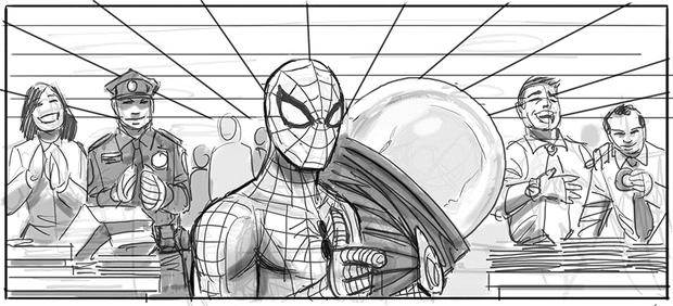 Story Boards for "Spiderman 4" revealed by Jeffrey Henderson in 2013.
