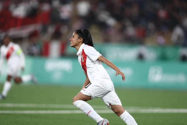 Primer gol de la selección femenina peruana en Lima 2019 | Foto: Giancarlo Ávila/GEC