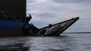 Loreto: así quedaron dos embarcaciones que chocaron hoy en el río Amazonas | FOTOS
