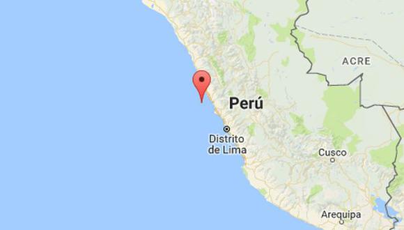 El epicentro del sismo en Lima se ubicó a 58 kilómetros al oeste de Barranca. (IGP)