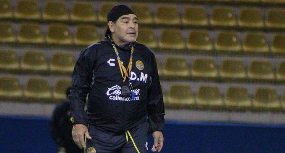 Diego Maradona es entrenador de Dorados desde septiembre pasado. (Foto: Dorados de Sinaloa)