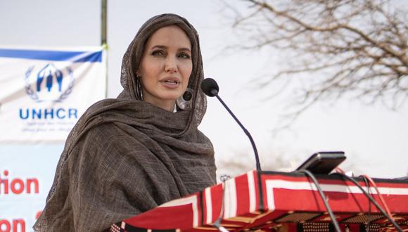 No es la primera vez que Angelina Jolie se muestra preocupada pro los refugiados en el mundo. (Foto: Olympia de Maismont / AFP)