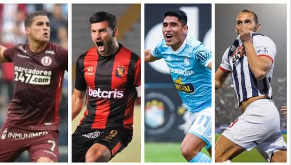 ¿Qué partidos le quedan a Alianza Lima, Universitario, Sporting Cristal y Melgar en el Torneo Clausura? (Foto: GEC / Melgar / Sporting Cristal / Alianza Lima)