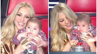 Shakira presenta a su hijo Milán en "The Voice"