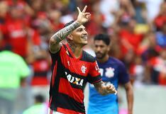 Flamengo con doblete de Paolo Guerrero iguala con Corinthians