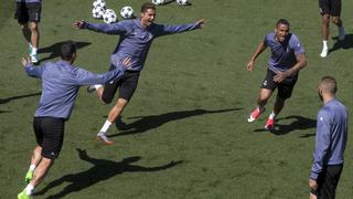 Real Madrid quedó listo para derbi entre sonrisas y optimismo