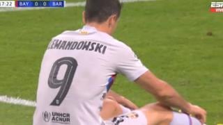 Lewandowski cerca al gol: el polaco perdió dos claras opciones en el Barcelona vs. Bayern Munich | VIDEOS