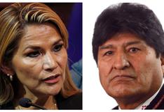 Jeanine Áñez califica a Evo Morales como una persona “violenta” y “enloquecida”