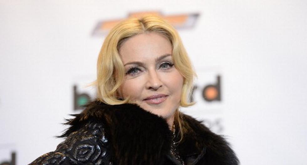 Madonna en topless. (Foto: Getty Images)