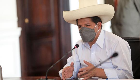 Tras casi seis meses de Gobierno, finalmente el presidente Castillo concedió una entrevista a un medio periodístico el último viernes. (Foto: Presidencia).