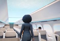 Airspace, el avión ‘transparente’ del futuro con vistas al cielo desde el techo | VIDEO