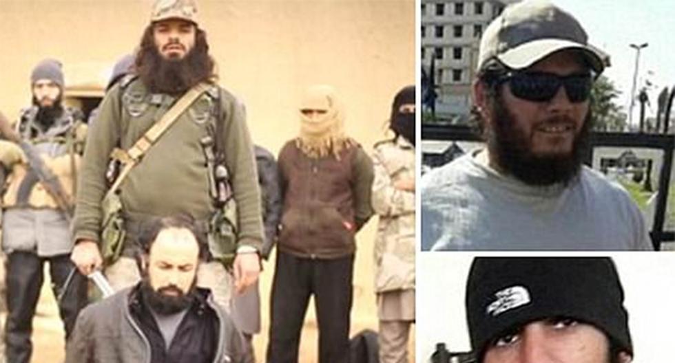 Los dos yihadistas aparecieron sosteniendo las cabezas decapitadas de soldados sirios. (Foto: Agencias)