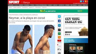Neymar disfruta de sus vacaciones en Ibiza, pero...