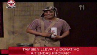 Erick Elera se vistió de "El chavo de 8" por la Teletón 2014