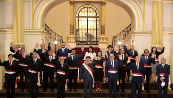 El presidente Pedro Castillo nombró a su cuarto Gabinete en siete meses de gestión | Foto: Presidencia Perú