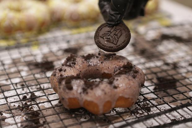 Oreo flavored donuts are one of the most requested. 