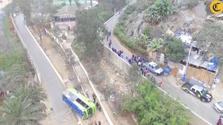 Cerro San Cristóbal: la difícil ruta que siguió el bus accidentado [VIDEO]