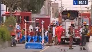 Cercado de Lima: familias fueron evacuadas luego del derrame de químicos en una compañía | VIDEO