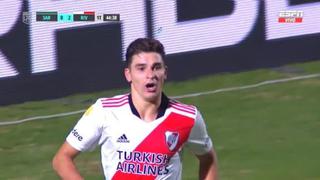 Doblete de Julián Álvarez a Sarmiento: así fue el gol del ‘Araña’ para el 3-0 de River | VIDEO