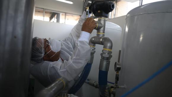 Municipalidad de Lima inaugura planta de oxígeno gratuita en Sisol Salud de San JUan de Lurigancho. Foto: Britanie Arroyo  / @PHOTO.GEC
