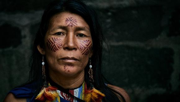 María Taant defendía su territorio de la extracción petrolera y, además, era una de las últimas cantoras de géneros tradicionales de la cultura shuar. Foto: Santiago Cornejo para Amazon Watch /Amazon Watch.