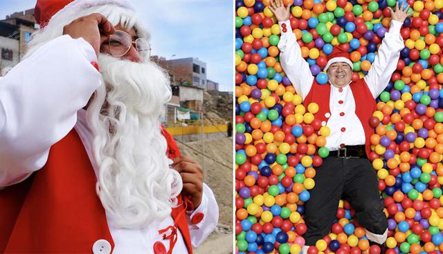 Julio Arroyo, el Papá Noel peruano, lleva quince años regalando alegría a los niños del país. (Fotos: Difusión)