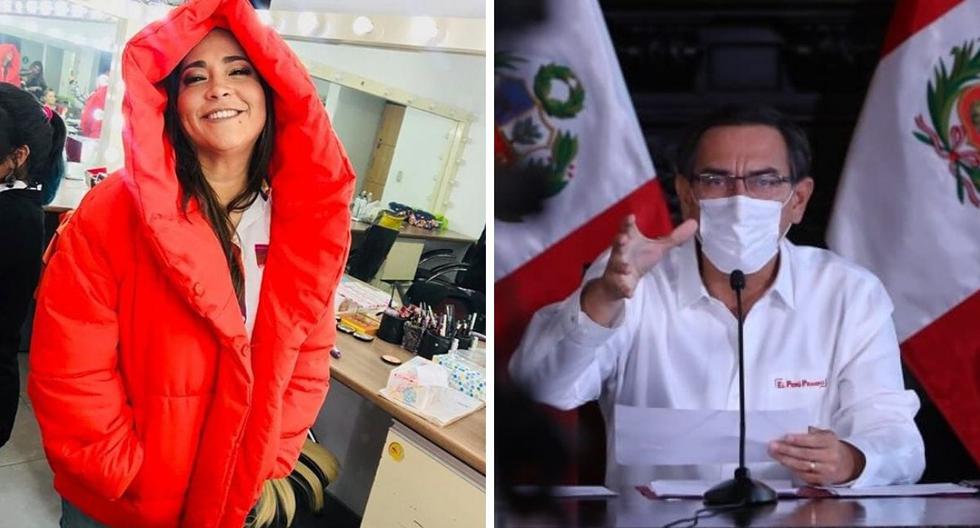 La actriz Katia Palma señaló no ser cercana a la política pero aplaudió las medidas de Martín Vizcarra.(@katiapalmam17 / GEC)