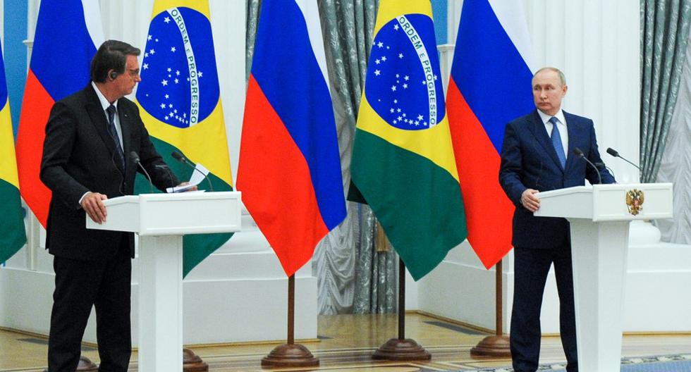 En plena escalada de tensión entre Rusia y Occidente, Jair Bolsonaro se reunió con su par ruso Vladimir Putin en Moscú, el 16 de febrero. (Foto: Mikhail Klimentyev / AFP)