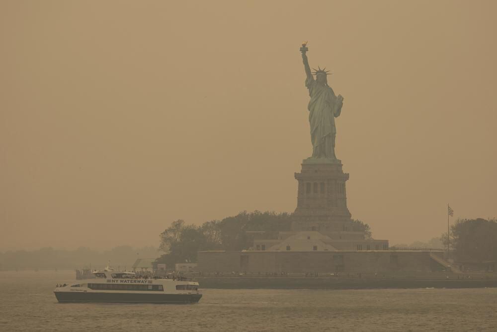 The statue of Liberty.  (AP).