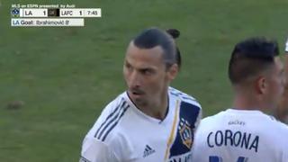 Golazo de Zlatan Ibrahimovic en el clásico de Los Ángeles: control, sombrero y gran definición | VIDEO