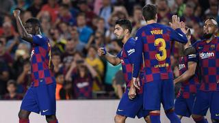 Barcelona ganó 4-0 a Sevilla con golazo de chalaca de Luis Suárez y espectacular tanto de tiro libre de Lionel Messi | VIDEO