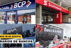 Horarios de los bancos por feriado del 30 de agosto: ¿Habrá atención en el Día de Santa Rosa de Lima?